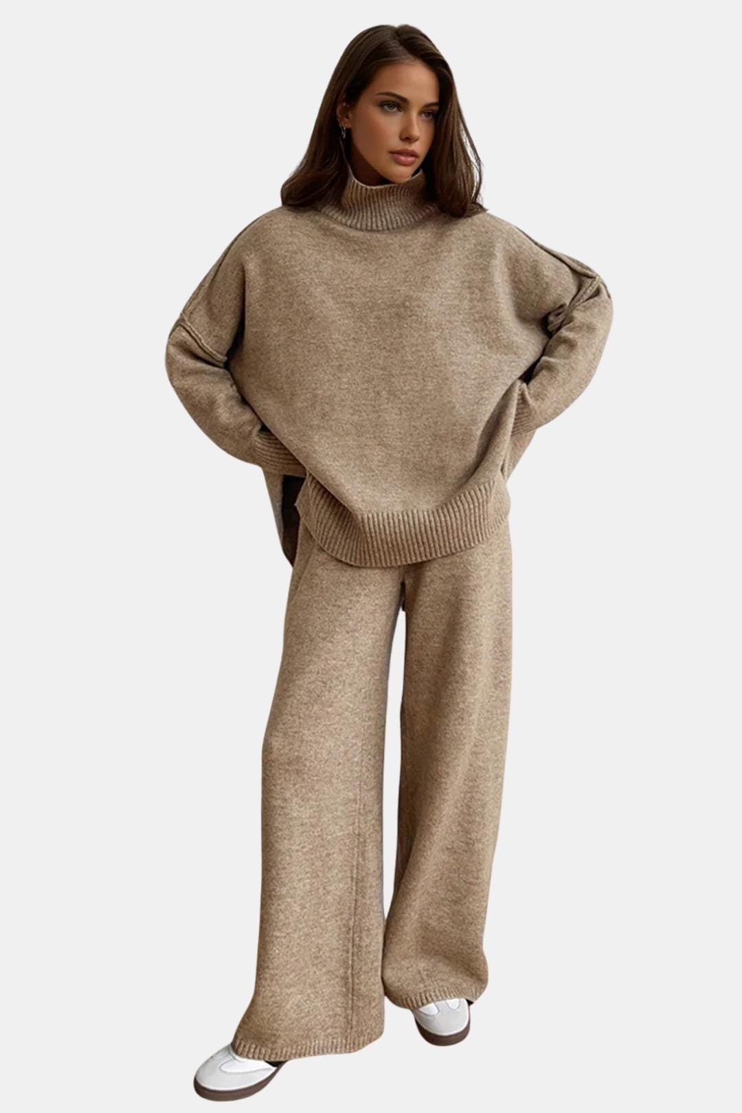 Alviera – Turtleneck Knitted Set