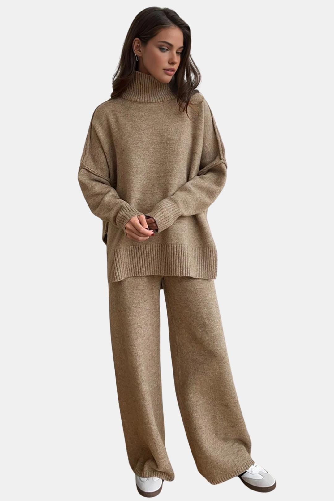 Alviera – Turtleneck Knitted Set