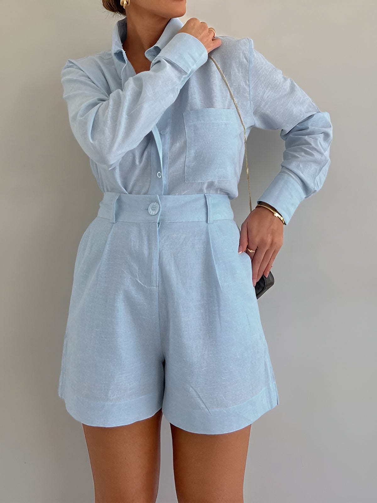 Elena – Long Sleeve Co-Ord Set - Flattering Everyday Fit