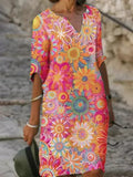Felicia | Floral Radiant Dress - Vibrant and Stylish Elegance - Image 1