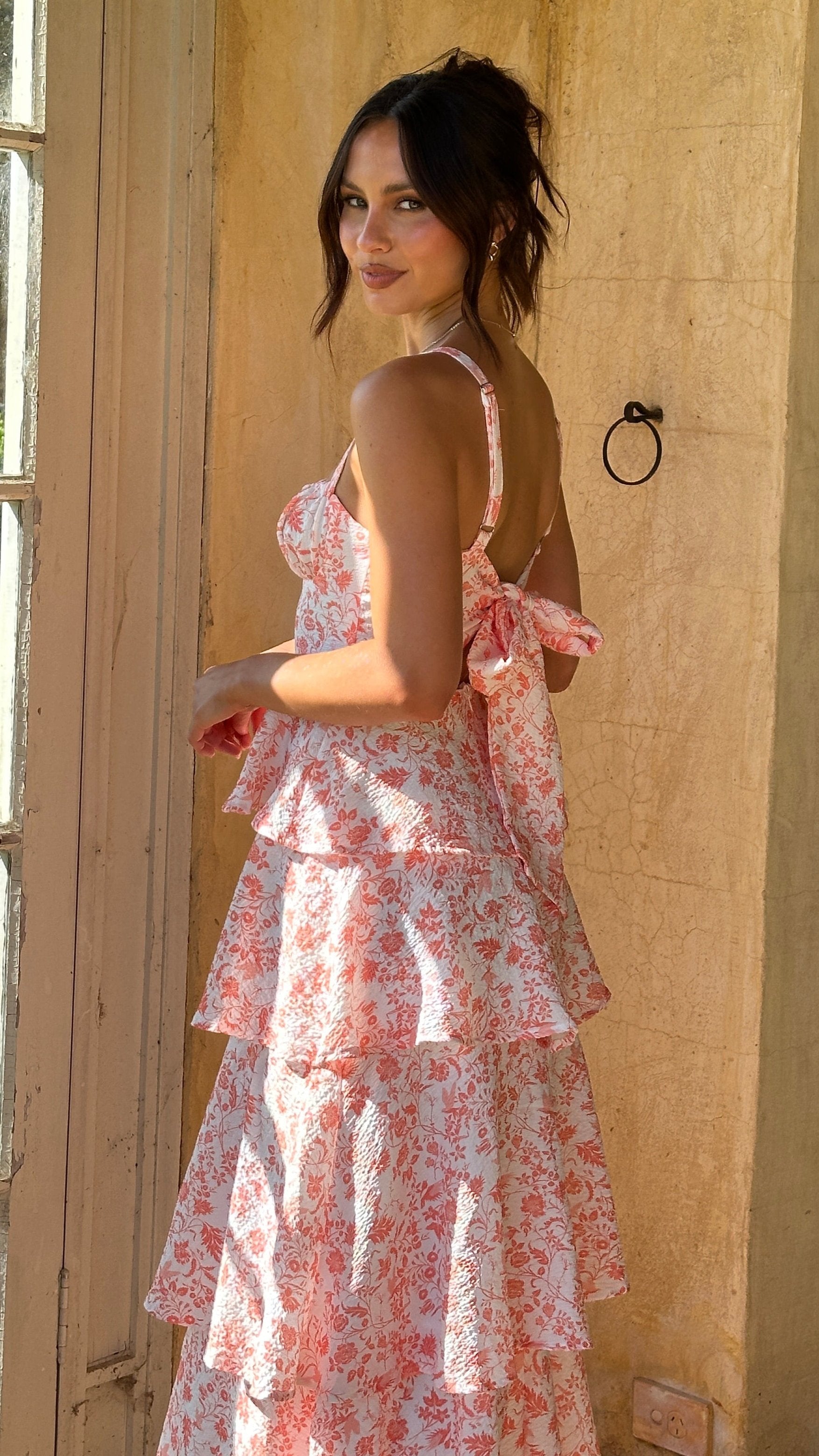 Greta | Elegant Floral Maxi Dress for Romantic Occasions