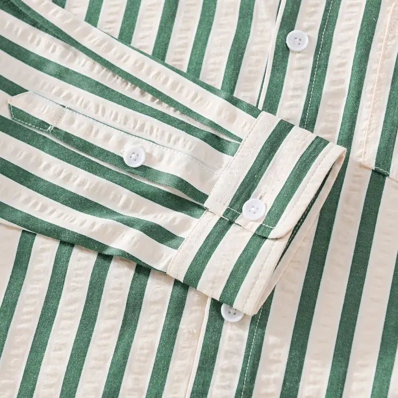 Niels | Striped Button-Down Shirt
