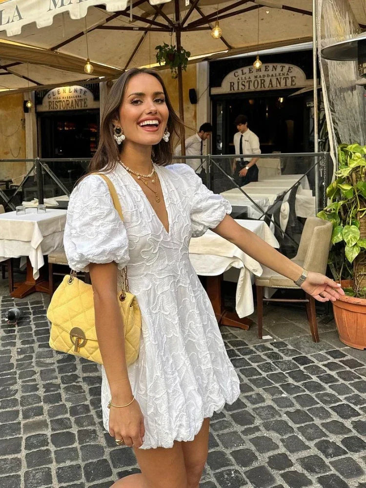 Nicolette | Romantic Floral Dress for Effortless Style - Image 1