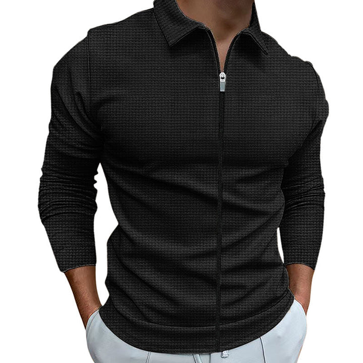Jeremy | Elegant Zip-Up Shirt for Comfort - Image 4