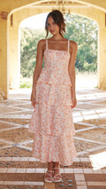 Greta | Elegant Floral Maxi Dress for Romantic Occasions - Image 5