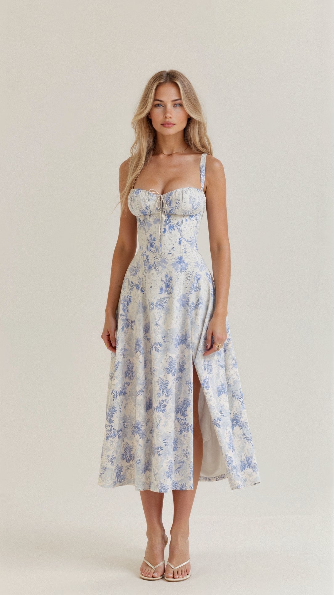 Margaret | Kiana Corset Midi Dress - Elegant, figure-flattering style - Image 7