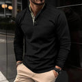 Sebastian | Men's Slim-Fit Henley Long Sleeve Shirt - Image 1